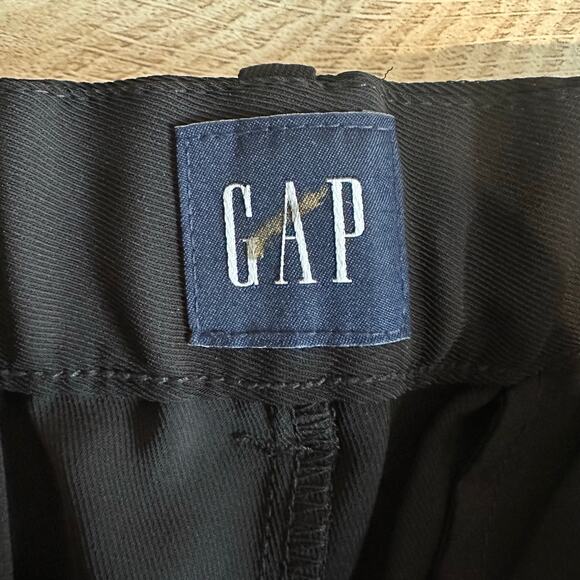 Gap 365 High Rise Trousers Wide Leg Pant Black 8 517737 - Picture 5 of 12